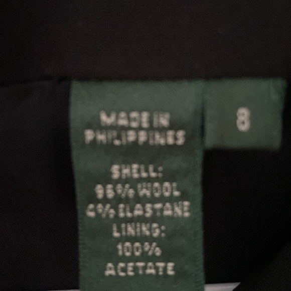 Ralph Lauren Black and Gold Military Blazer size 8 perfect like new condition - Picture 8 of 15